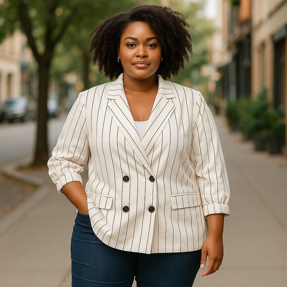 A New Day Ladies Long Sleeve Blazer - Picture 1 of 6